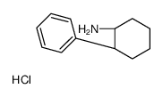 (1R,2S)-2-phenylcyclohexan-1-amine,hydrochloride Structure