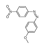 (Z)-4-nitro-4'-methoxyazobenzene结构式