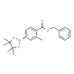 4-(Benzyloxycarbonyl)-3-methylphenylboronic acid pinacol ester structure