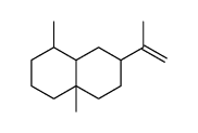 5,8a-dimethyl-3-prop-1-en-2-yl-2,3,4,4a,5,6,7,8-octahydro-1H-naphthalene结构式