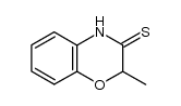 2-methyl-4H-benzo[1,4]oxazine-3-thione结构式