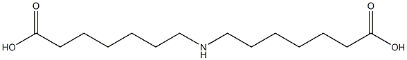7,7'-azanediyldiheptanoic acid Structure