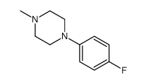 1-(4-fluorophenyl)-4-methylpiperazine结构式