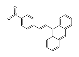 9-[2-(4-nitrophenyl)ethenyl]anthracene Structure