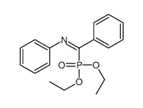 1-diethoxyphosphoryl-N,1-diphenylmethanimine结构式