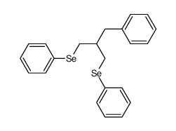 (3-phenylselanyl-2-phenylselanylmethylpropyl)benzene Structure