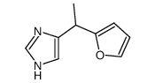 1H-Imidazole,4-[1-(2-furanyl)ethyl]- (9CI) Structure