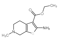 ethyl 2-amino-6-methyl-4,5,6,7-tetrahydrothieno[3,2-c]pyridine-3-carboxylate Structure