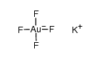 potassium tetrafluoroaurate(III)结构式
