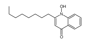 1-hydroxy-2-octylquinolin-4-one Structure