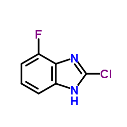 2-Chloro-7-fluoro-1H-benzo[d]imidazole structure