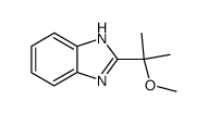 Benzimidazole, 2-(1-methoxy-1-methylethyl)- (8CI)结构式