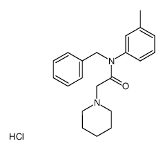 α-Piperidino-N-benzyl-acet-(m)toluidid-hydrochlorid结构式