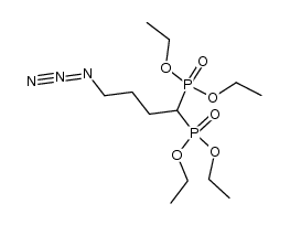 tetraethyl (4-azidobutane-1,1-diyl)bis(phosphonate)结构式