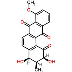 (2S,3S,4R)-2,4-Dihydroxy-8-methoxy-3-methyl-3,4-dihydro-1,7,12(2H)-tetraphenetrione结构式