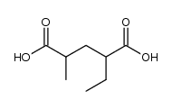 2-ethyl-4-methyl-glutaric acid结构式