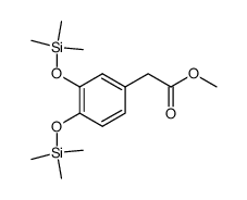 [3,4-Bis(trimethylsiloxy)phenyl]acetic acid methyl ester Structure