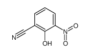 2-HYDROXY-3-NITRO-BENZONITRILE structure