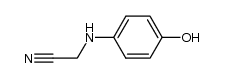 N-(4-hydroxy-phenyl)-glycine nitrile结构式