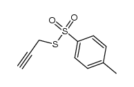 propargyl p-toluenethiolsulfonate Structure