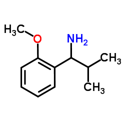 1-(2-Methoxyphenyl)-2-methyl-1-propanamine结构式
