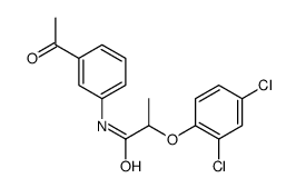 N-(3-Acetylphenyl)-2-(2,4-dichlorophenoxy)propanamide structure