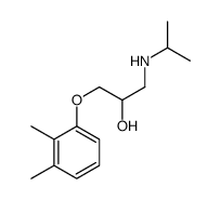 1-(2,3-dimethylphenoxy)-3-(propan-2-ylamino)propan-2-ol Structure