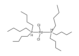 bis(tributylphosphine)dichloropalladium(II)结构式