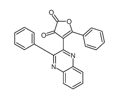 5-phenyl-4-(3-phenylquinoxalin-2-yl)furan-2,3-dione Structure