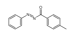 3-phenyl-1-(p-tolyl)-2,3-diazaprop-2-en-1-one Structure