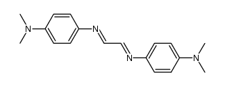 glyoxal-bis(4-dimethylaminophenylimine) Structure