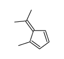 1-methyl-5-propan-2-ylidenecyclopenta-1,3-diene结构式