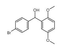 4'-bromo-2,5-dimethoxybenzhydrol Structure