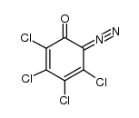 Tetrachlor-1,2-benzochinondiazid Structure