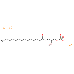 1-肉豆蔻基-2-羟基-sn-甘油-3-磷酸酯(钠盐)图片