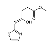 methyl 4-oxo-4-(1,3-thiazol-2-ylamino)butanoate结构式