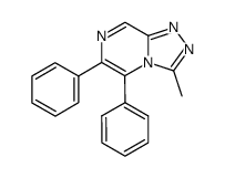 3-Methyl-5,6-diphenyl-s-triazolo[4,3-a]pyrazine结构式