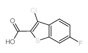 3-chloro-6-fluorobenzo(b)thiophene-2-ca& structure