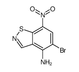 5-Bromo-7-nitrobenzo[d]isothiazol-4-amine Structure