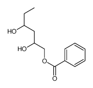 2,4-dihydroxyhexyl benzoate结构式