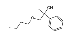 1-butoxy-2-phenyl-2-propanol Structure