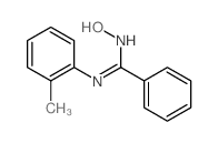 N-hydroxy-N-(2-methylphenyl)benzenecarboximidamide Structure