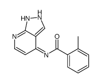 Benzamide, 2-methyl-N-1H-pyrazolo[3,4-b]pyridin-4-yl- (9CI) Structure