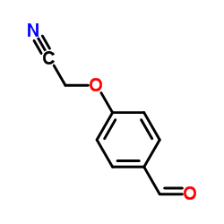 (4-Formylphenoxy)acetonitrile Structure