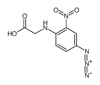 2-(4-azido-2-nitroanilino)acetic acid Structure