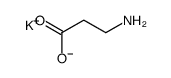 potassium,3-aminopropanoate结构式