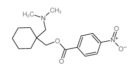 Cyclohexanemethanol,1-[(dimethylamino)methyl]-, 1-(4-nitrobenzoate)结构式
