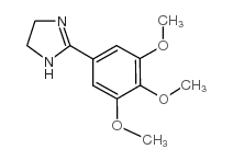 2-(3,4,5-trimethoxyphenyl)-4,5-dihydro-1H-imidazole Structure