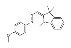 (4-methoxyphenyl)-[(E)-(1,3,3-trimethylindol-2-ylidene)methyl]diazene结构式