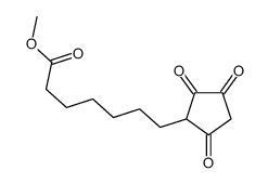 methyl 7-(2,3,5-trioxocyclopentyl)heptanoate结构式